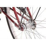 Mestský retro bicykel 28" Universal bordová